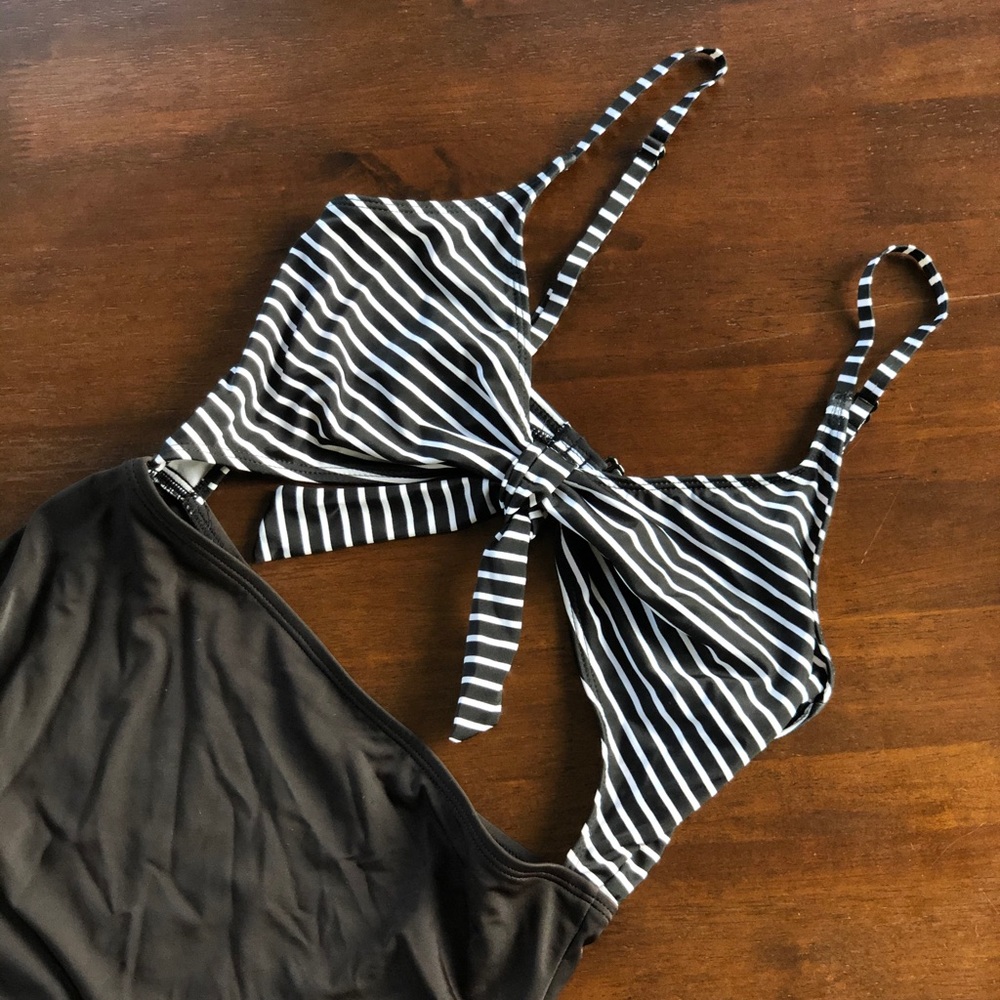 UO Out From Under Striped Swimsuit